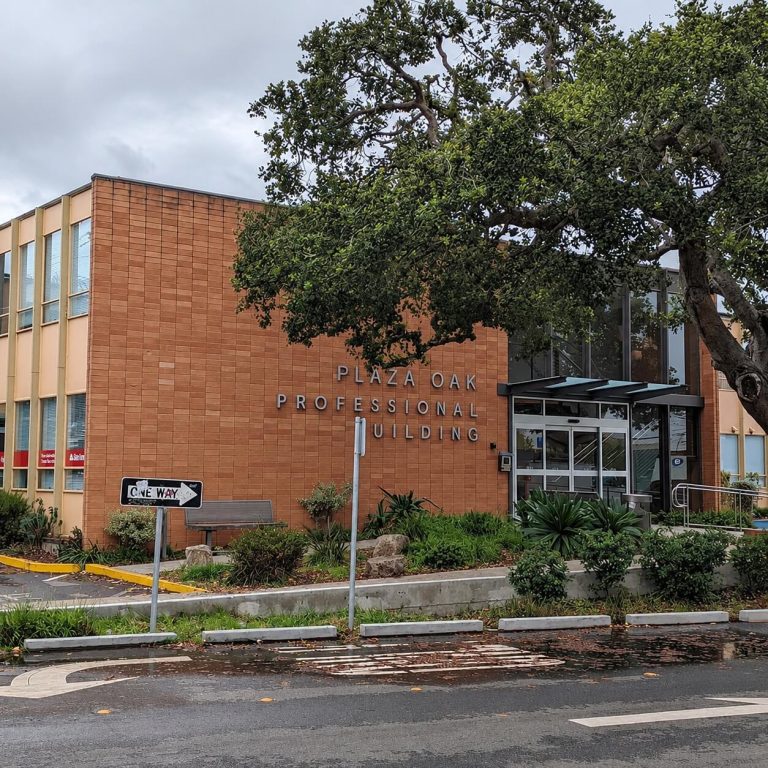 Golden State Dermatology's Albany office, a brick building at 400 Evelyn Avenue