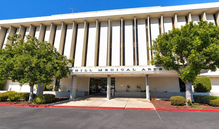 Golden State Dermatology's Glendora office building at 210 S Grand Ave