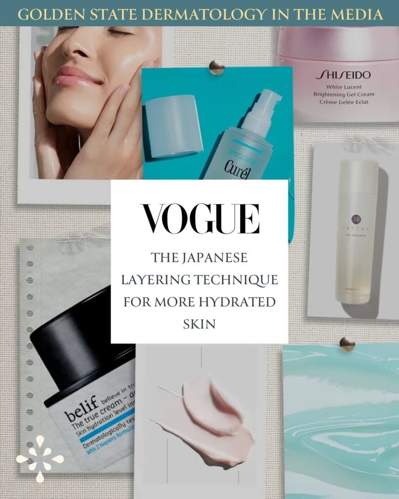 Dr. Lauren Moy featured in Vogue’s “The Japanese Layering Technique for More Hydrated Skin”