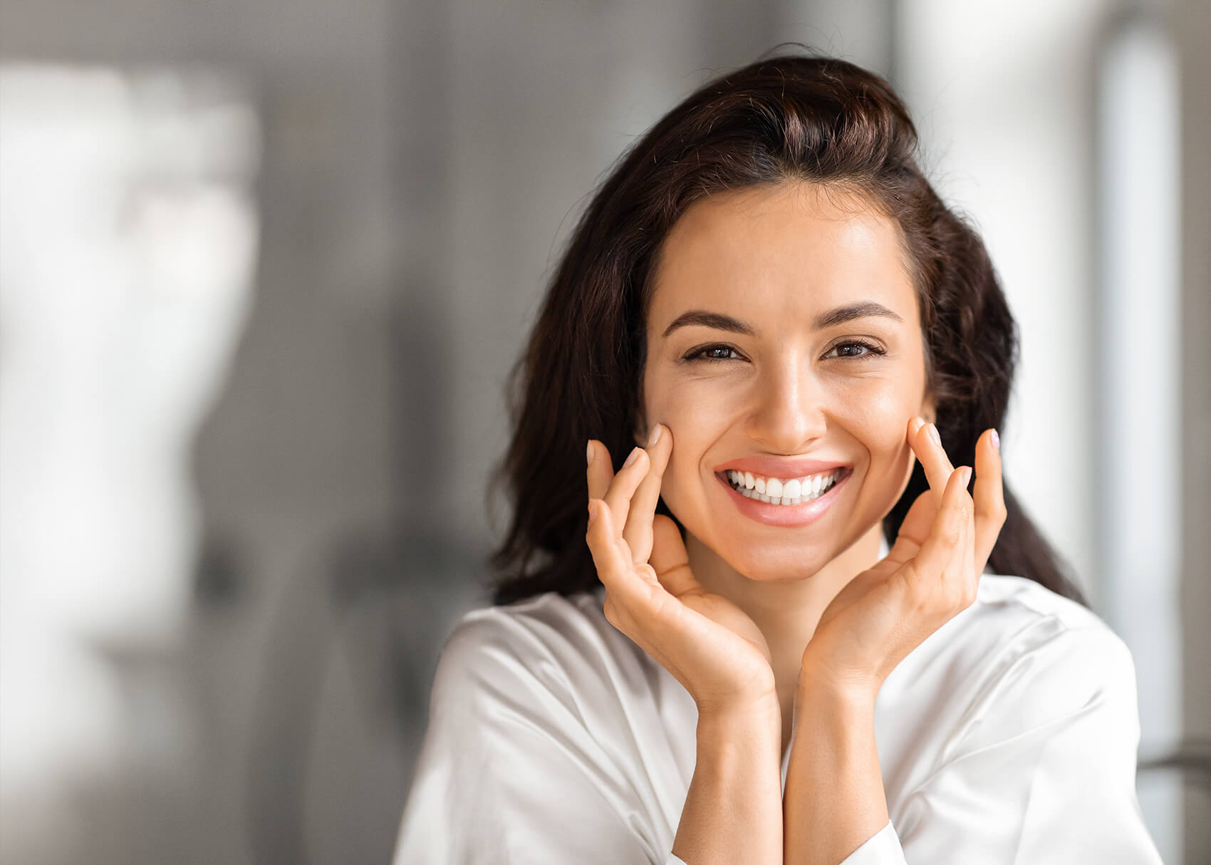 Smooth, healthy skin after professional esthetician care