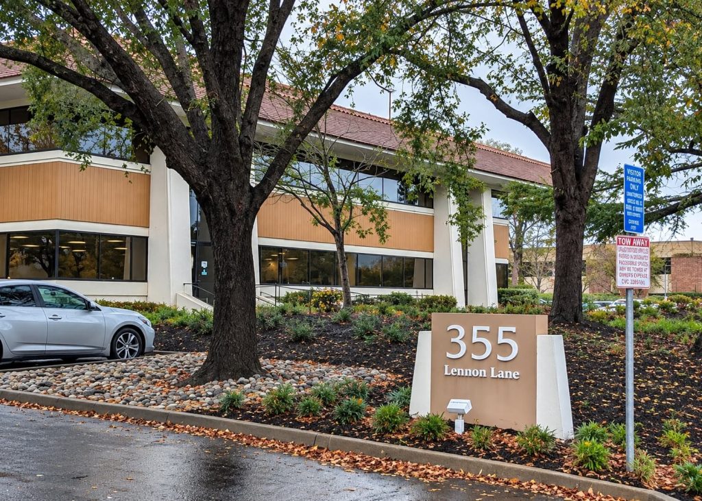 The building at 355 Lennon Lane in Walnut Creek, home of Golden State Dermatology